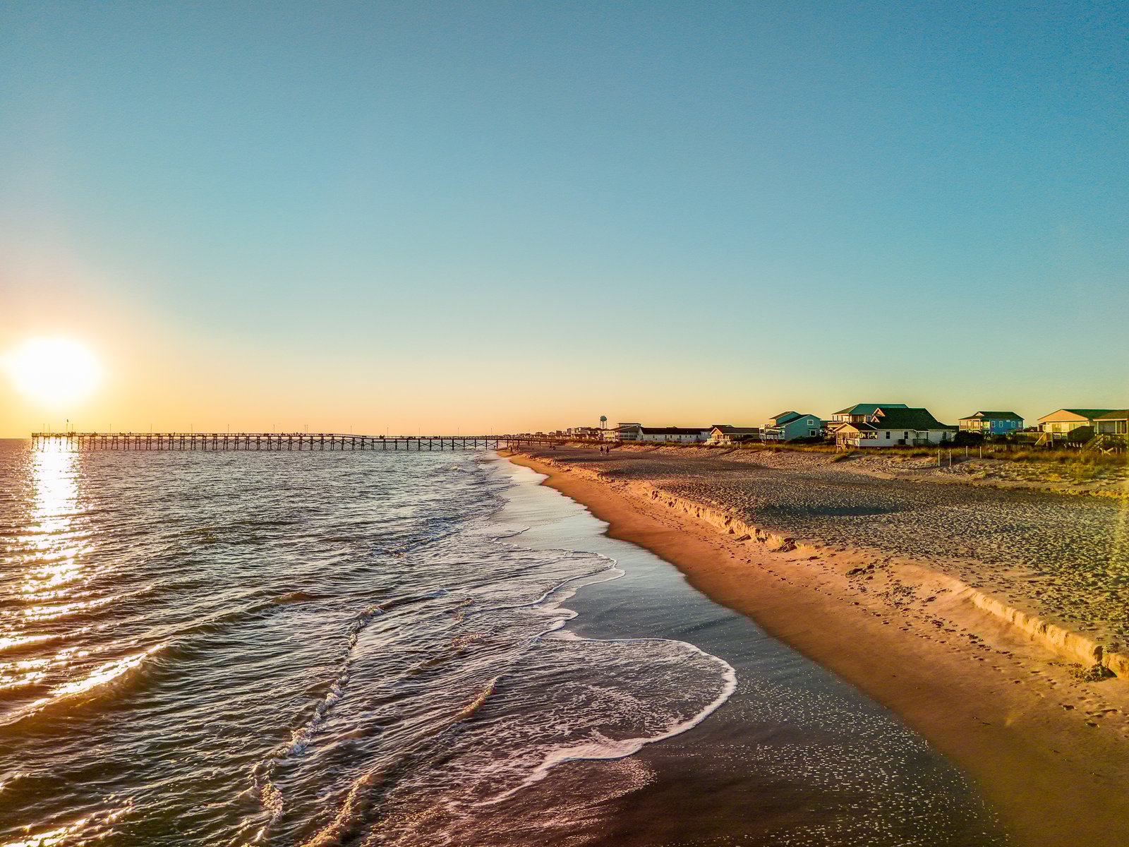 A November Sunset on Oak Island